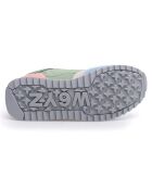 Sneakers en Cuir Mya vert/rose/bleu