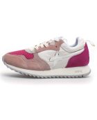 Sneakers en Cuir Mya blanc/rose