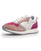 Sneakers en Cuir Mya blanc/rose