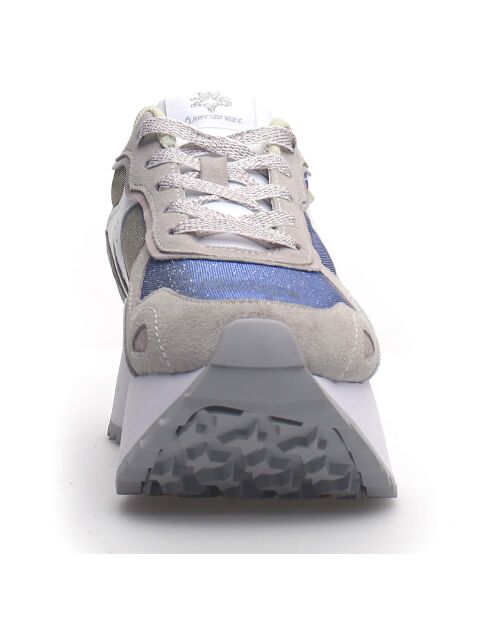 Sneakers en Cuir Tessa blanc/gris
