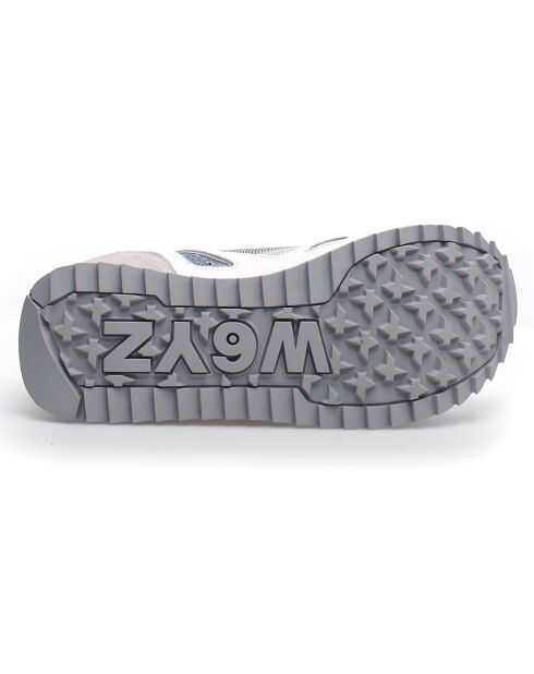 Sneakers en Cuir Tessa blanc/gris