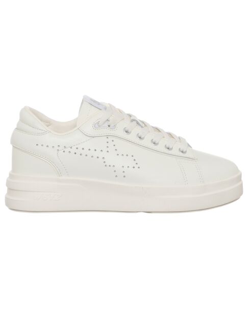 Sneakers en Cuir Yuma écrues