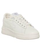 Sneakers en Cuir Yuma écrues