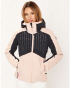 Veste de ski Degrade rose pâle