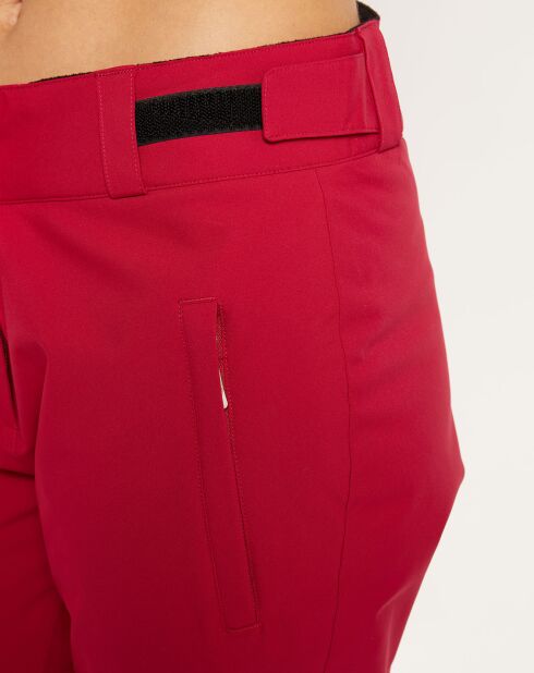 Pantalon de ski Rapide rouge