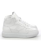 Sneakers en Cuir Cayma High blanc