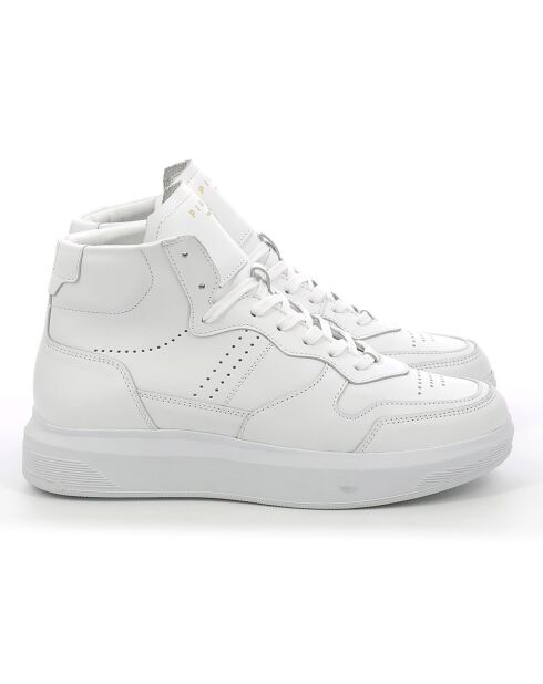 Sneakers en Cuir Cayma High blanc