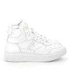 Sneakers en Cuir Cayma High blanc