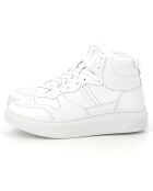 Sneakers en Cuir Cayma High blanc