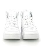 Sneakers en Cuir Cayma High blanc