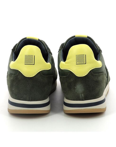 Sneakers en Cuir Vida kaki