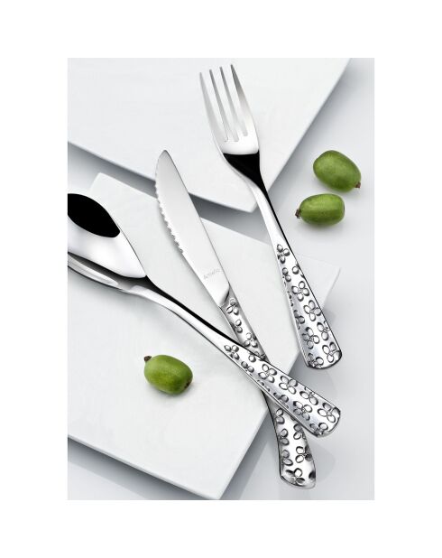 Juego de cubiertos Monceau gris - 30 piezas