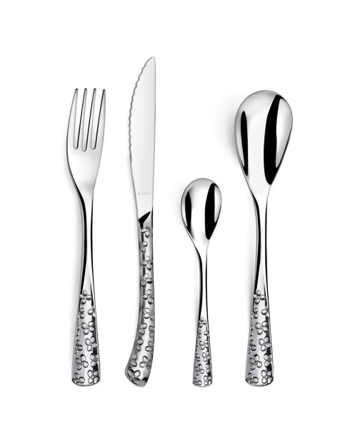 Juego de cubiertos Monceau gris - 30 piezas