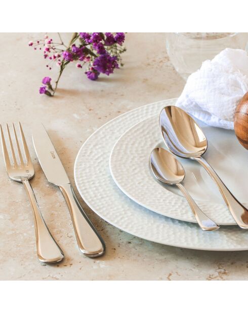 Ménagère Dunes argentée - 86 pièces