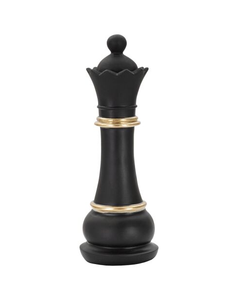 Petite décoration Regina noir/doré - 25.5x9x9 cm