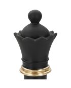 Petite décoration Regina noir/doré - 25.5x9x9 cm