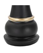 Petite décoration Regina noir/doré - 25.5x9x9 cm