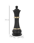 Petite décoration Regina noir/doré - 25.5x9x9 cm