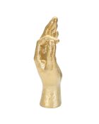 Statue décorative Ok dorée - 22.5x10x7 cm