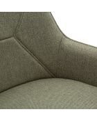 2 Tabourets de bar gris/noir - 109x55x55 cm