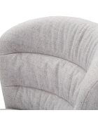2 Tabourets de bar Losanna gris/noir - 108x52x59 cm