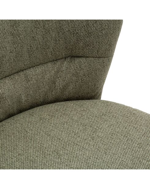 2 Tabourets de bar Losanna vert/noir - 108x52x59 cm