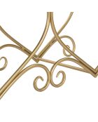 Banc Coeur blanc/doré - 51.5x105x37.5 cm