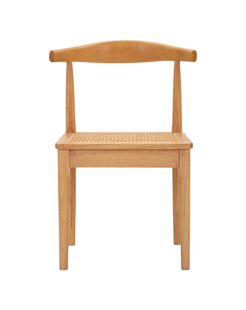 2 Chaises Japan marron - 70x54x54 cm