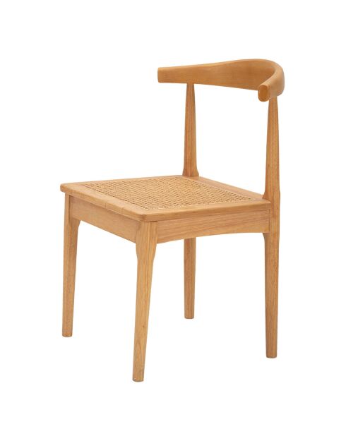 2 Chaises Japan marron - 70x54x54 cm
