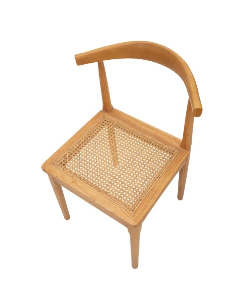 2 Chaises Japan marron - 70x54x54 cm