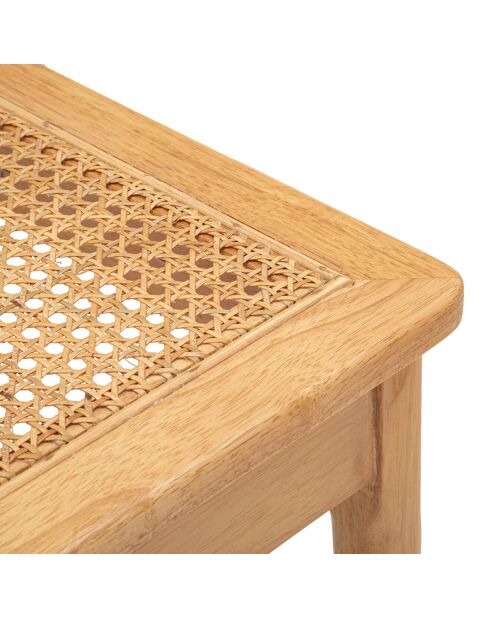 2 Chaises Japan marron - 70x54x54 cm