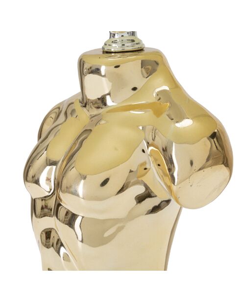 Glam Man goldene Tischlampe - 42,5x25x25 cm