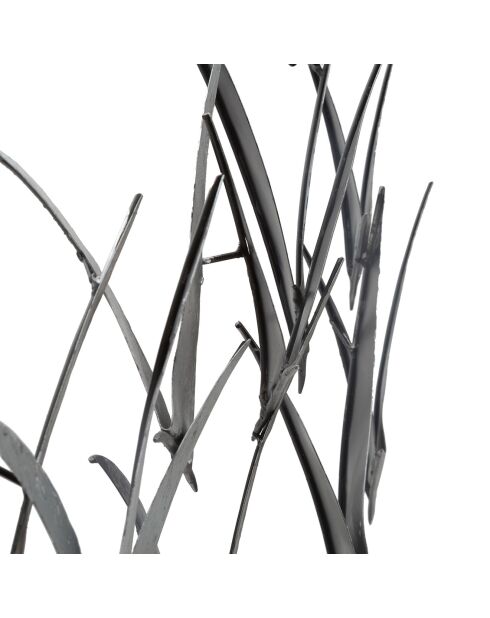 Gabbiani veelkleurige metalen wanddecoratie - 47,6x93x12,7 cm