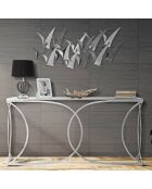 Décoration murale en métal Gabbiani multicolore - 47.6x93x12.7 cm