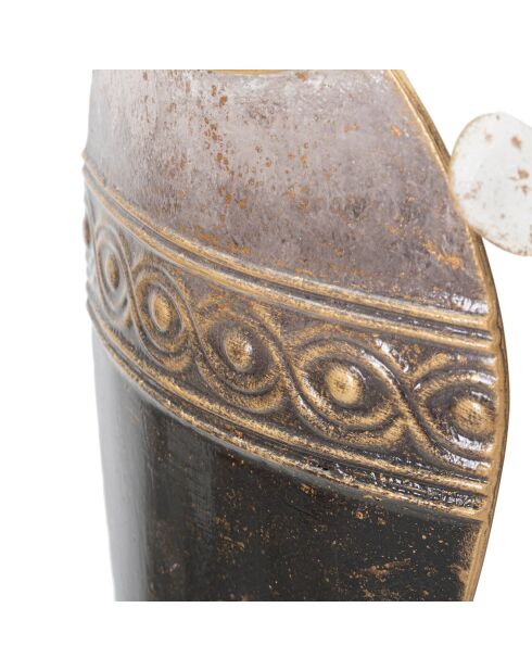 Metalen wanddecoratie Veelkleurige vaas - 46x87,5 cm