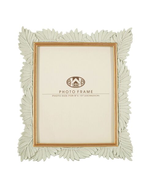 Marco de fotos Pinty crema/dorado - 34x28,5 cm