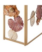 Console en métal Glam multicolore - 80x114x41.5 cm