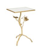 Table Tisty dorée - 60x40x30 cm
