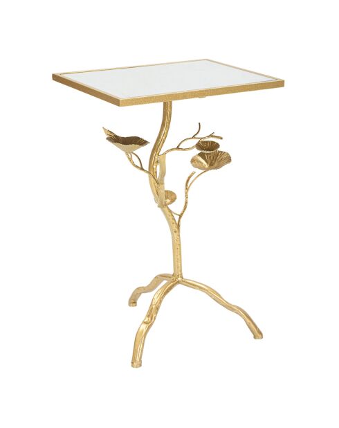 Table Tisty dorée - 60x40x30 cm