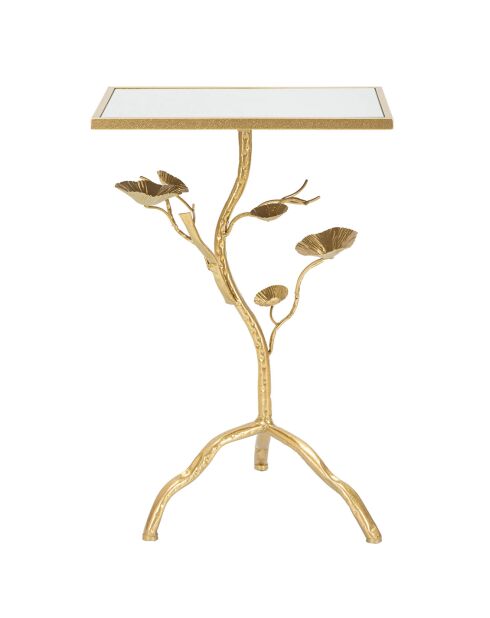 Table Tisty dorée - 60x40x30 cm