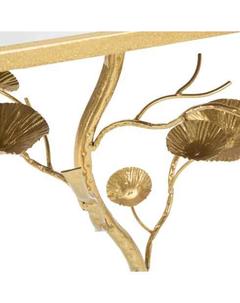 Table Tisty dorée - 60x40x30 cm