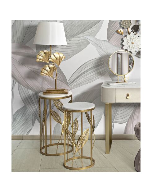 2 consoles met bladgoud