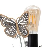 Lampe de table Papillons multicolore - 47x32x32 cm