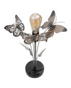 Lampe de table Papillons multicolore - 47x32x32 cm