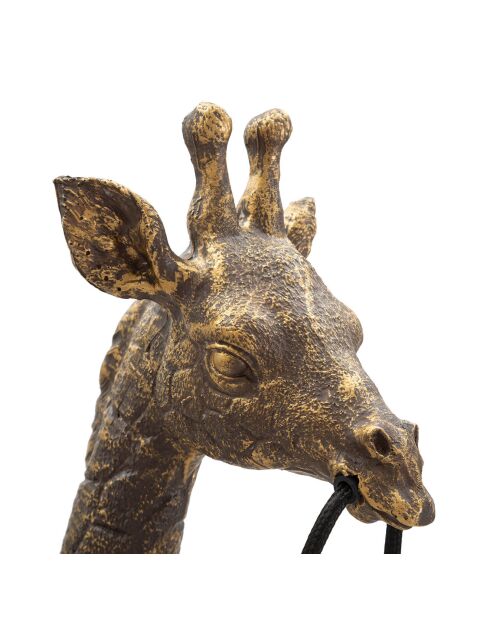 Lampe de table Girafe doré antique - 80x40x22 cm