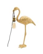 Lampe de table Flamingo dorée - 40x22x65 cm