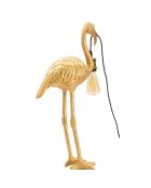 Lampe de table Flamingo dorée - 40x22x65 cm