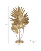 Lampe de table Exotic dorée - 90x51x19.5 cm