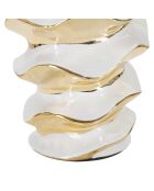 Lampe à poser Glam Space blanc/doré - 53x33x33 cm