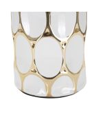 Lampe à poser Glam Carv blanc/doré - 56x34.5x34.5 cm